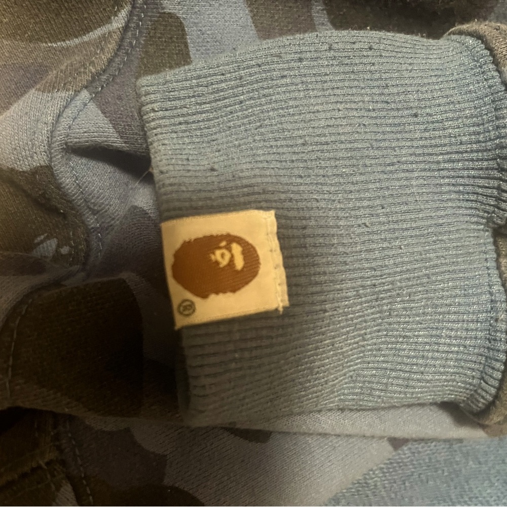 Dark Blue Camo Bape Used